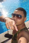 happy Dominican Republic man  from Santiago De Los Caballeros R.d DO5642